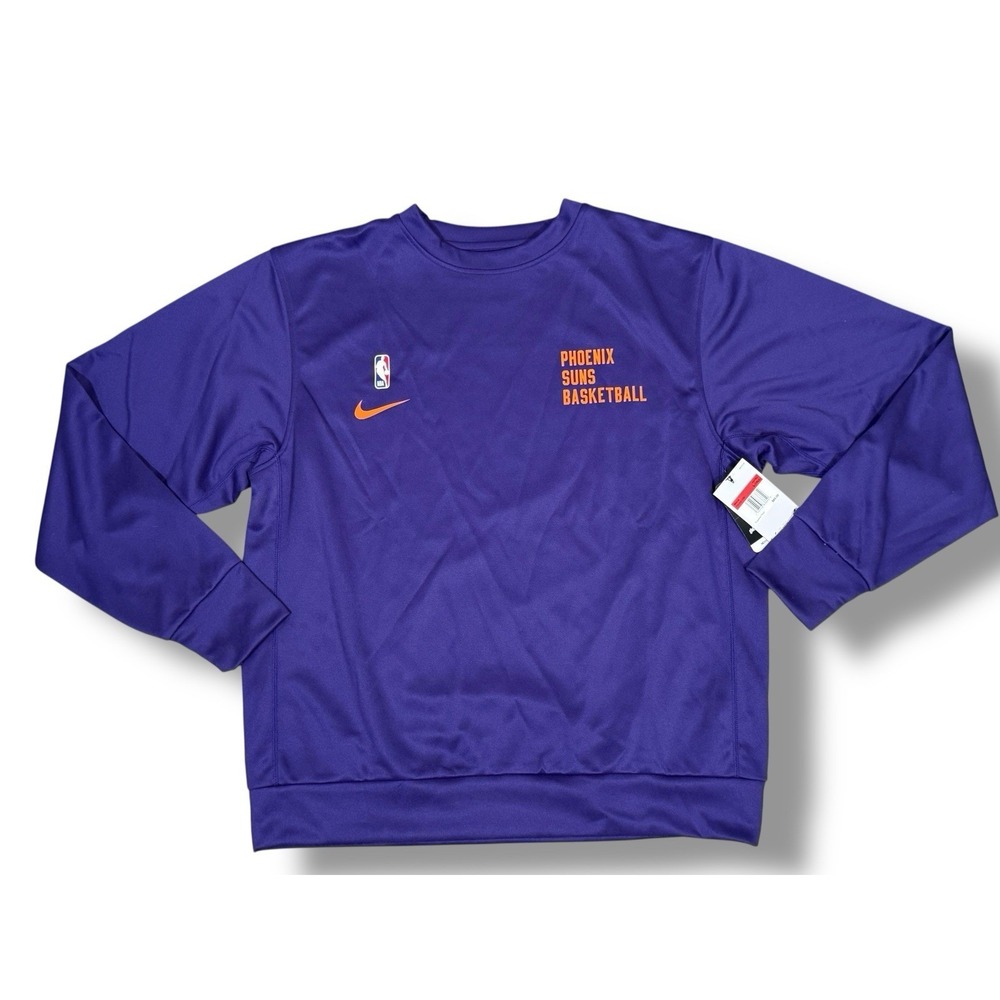 Phoenix Suns Nike XLT NBA Authentics Sweater Men's Purple New Tall Engineered